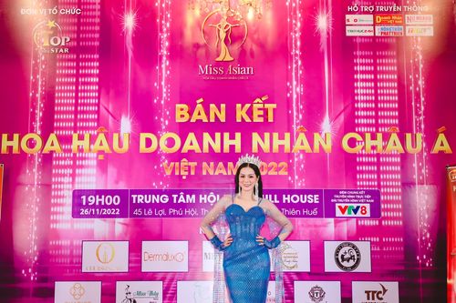 Á hậu Lê Xuân Tâm giành nhiều lời khen cho các thí sinh tại bán kết Hoa hậu Doanh nhân Châu Á Việt Nam 2022