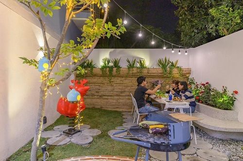 Ngôi nhà nhiều công năng với sân vườn siêu rộng trên tổng diện tích 75m2