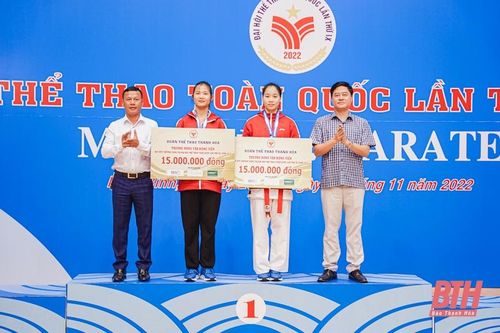 Đoàn thể thao Thanh Hóa 'gặt vàng' trong những ngày thi đấu đầu tiên của Đại hội Thể thao toàn quốc lần thứ IX
