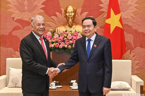 Phó Chủ tịch Thường trực Quốc hội Trần Thanh Mẫn tiếp Tổng Bí thư Đảng Lao động Mexico