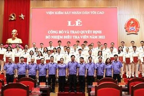 Bổ nhiệm 46 công chức giữ chức danh Điều tra viên các ngạch