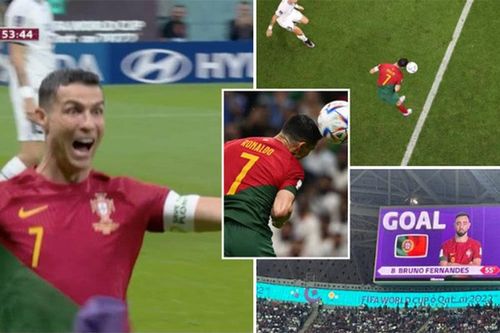 Bruno Fernandes lên tiếng khi Ronaldo bị cho là nhận vơ bàn thắng