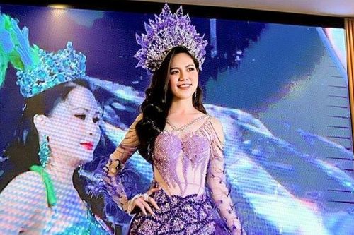 Hoa hậu Lương Kỳ Duyên mặc đầm gợi cảm đấu giá từ thiện