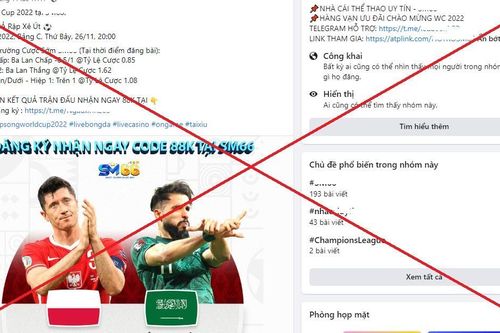 Facebook dung túng quảng cáo cá độ bóng đá mùa World Cup
