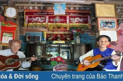 Chuyện tình của đôi vợ chồng 'nghệ sĩ' nơi làng quê xứ Thanh