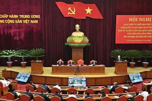 Hội nghị quán triệt triển khai Nghị quyết của Bộ Chính trị về phát triển kinh tế - xã vùng Đồng bằng Sông Hồng