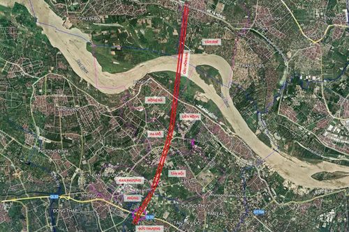 Công bố chỉ giới đường đỏ tuyến đường Vành đai 4, đoạn từ quốc lộ 32 đến hết cầu Hồng Hà
