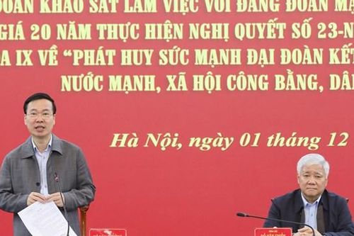Công tác Mặt trận phải có giải pháp mới để xây dựng, phát huy sức mạnh đại đoàn kết