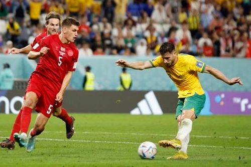 Australia - Đan Mạch: Australia giành vé vào vòng 16 đội World Cup 2022