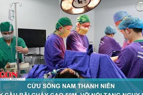 Cứu sống nam thanh niên nhảy cầu Bãi Cháy cao 50m, vỡ nội tạng nguy kịch