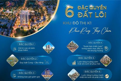 6 đặc quyền đất lõi thành phố Phan Rang - Tháp Chàm