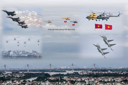 Toàn cảnh buổi tổng duyệt trình diễn ấn tượng của trực thăng và tiêm kích Su-30MK2 ở Hà Nội