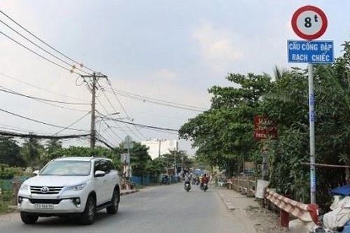 Tổ chức lại giao thông để sửa cầu cống đập Rạch Chiếc