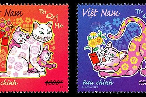 Độc đáo bộ tem Tết Quý Mão 2023