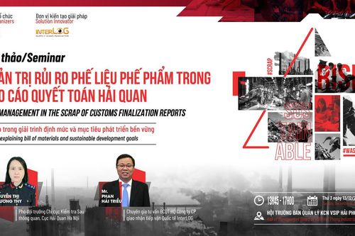 Quản trị rủi ro Phế liệu phế phẩm trong Báo cáo Quyết toán Hải quan