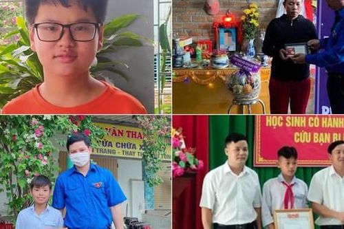Nam sinh kéo cụ ông ra khỏi đường ray và những 'anh hùng nhí' dũng cảm cứu người năm 2022