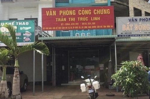 Bắt nữ công chứng viên ở Đồng Nai