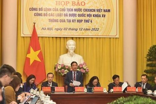 Công bố 6 luật vừa được Quốc hội thông qua