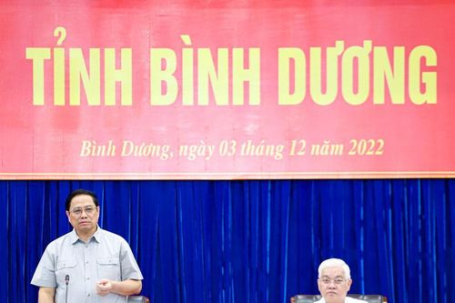 Thủ tướng làm việc với Ban Thường vụ Tỉnh ủy Bình Dương về loạt vấn đề quan trọng