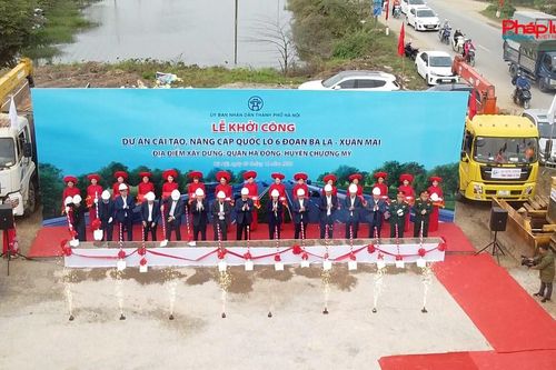 Hà Nội khởi công dự án cải tạo, nâng cấp quốc lộ 6 đoạn Ba La – Xuân Mai