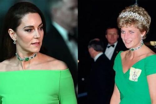 Công nương Kate tái hiện phong cách của mẹ chồng Diana