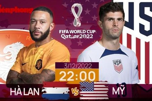 World Cup 2022: Tương quan trước trận Hà Lan - Mỹ, 22 giờ 3/12