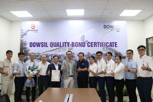 Thương hiệu Facade Việt đầu tiên đạt chứng nhận Dow Quality Bond