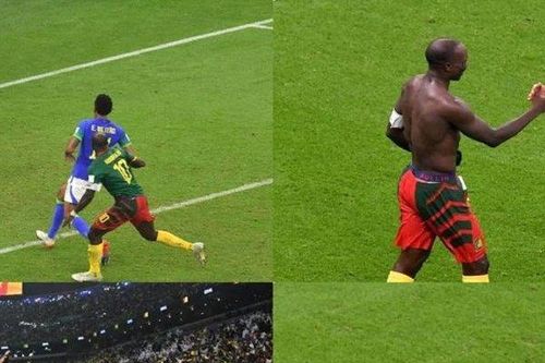 Người hùng của Cameroon nhận thẻ đỏ sau khi phá lưới Brazil