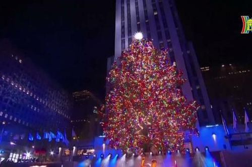 Thắp sáng cây thông Noel thứ 100 tại Nhà Trắng