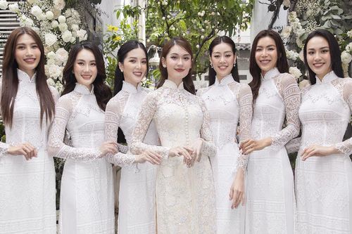 Dàn phù dâu toàn người đẹp nổi tiếng trong đám hỏi Á hậu Thùy Dung