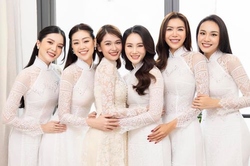 Minh Tú, Khánh Vân, Chế Nguyễn Quỳnh Châu... làm phù dâu cho Á hậu Thùy Dung