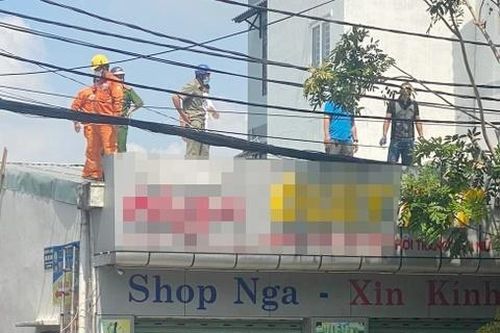 Nhân viên lắp đặt Internet bị điện giật bất tỉnh ở TP.HCM