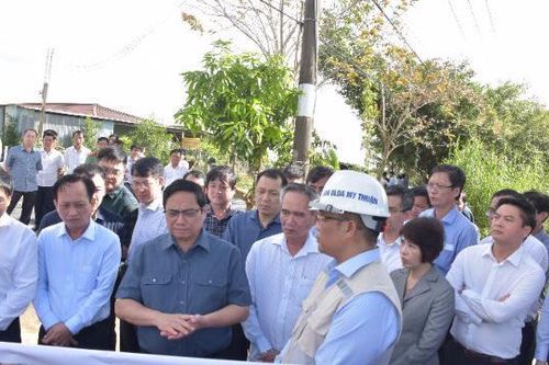 Thủ tướng Chính phủ Phạm Minh Chính kiểm tra dự án trọng điểm tại Bạc Liêu