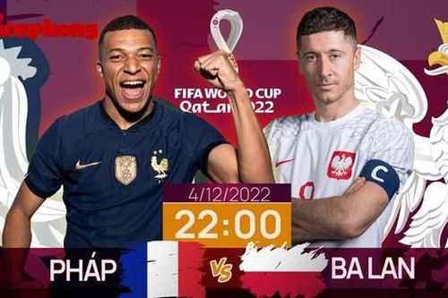 World Cup 2022: Tương quan trước trận Pháp - Ba Lan, 22 giờ 4/12