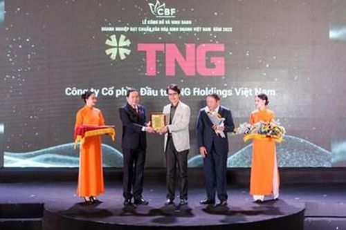 TNG Holdings Vietnam đạt chuẩn văn hóa kinh doanh Việt Nam