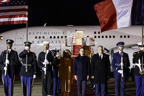 Ông Macron đến Mỹ
