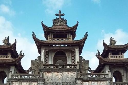 Thánh đường Phát Diệm nhìn từ trên cao
