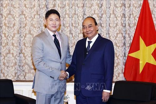 Chủ tịch nước Nguyễn Xuân Phúc tiếp lãnh đạo các tập đoàn lớn của Hàn Quốc