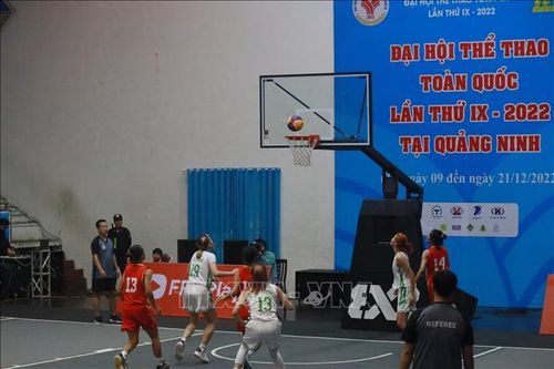 Đại hội Thể thao toàn quốc năm 2022: Khởi tranh nội dung bóng rổ 3x3