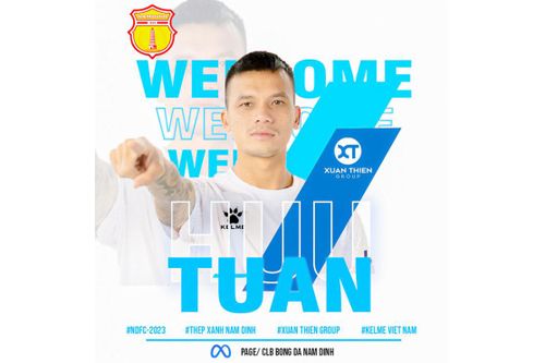 Nam Định chính thức có Hữu Tuấn, sắp công bố thêm 3 ngôi sao