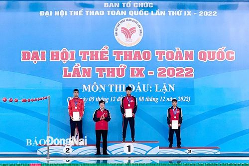 Đại hội Thể thao toàn quốc lần thứ 9-2022: Đồng Nai đoạt 3 HCV, 2 HCĐ