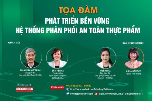 Phát triển bền vững hệ thống phân phối thực phẩm an toàn