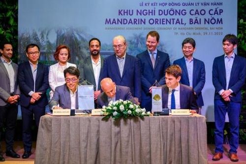 Indochina Kajima ký hợp đồng quản lý vận hành với Tập đoàn Mandarin Oriental cho dự án nghỉ dưỡng cao cấp tại Phú Yên