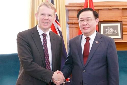 Chủ tịch Quốc hội Vương Đình Huệ tiếp Bộ trưởng Giáo dục New Zealand