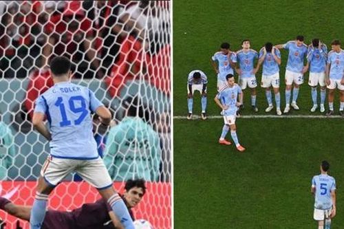 Bất ngờ với cách tập sút penalty của đội tuyển Tây Ban Nha trước khi thua ở loạt luân lưu