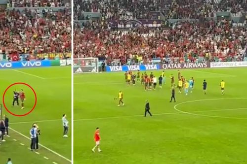 Ronaldo lại gây tranh cãi khi bỏ vào đường hầm trước đồng đội
