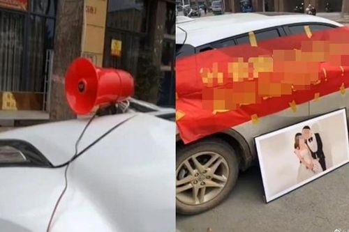 Chồng phát loa, giăng khẩu hiệu đòi lại tiền cưới khi vợ bỏ về nhà mẹ đẻ