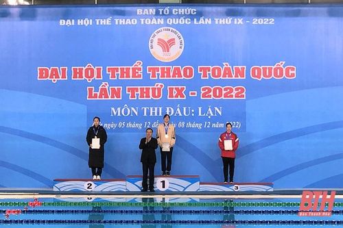 Cao Thị Duyên giành HCV thứ ba cho môn lặn, phá kỷ lục Đại hội Thể thao toàn quốc lần thứ IX
