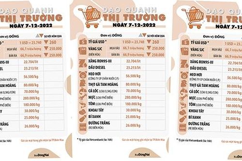 Dạo quanh thị trường 7-12-2022