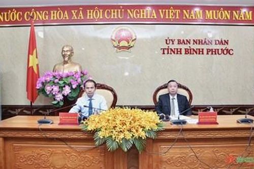 Becamex IDC và Bình Phước phối hợp tổ chức hội nghị trực tuyến xúc tiến đầu tư với doanh nghiệp Đức